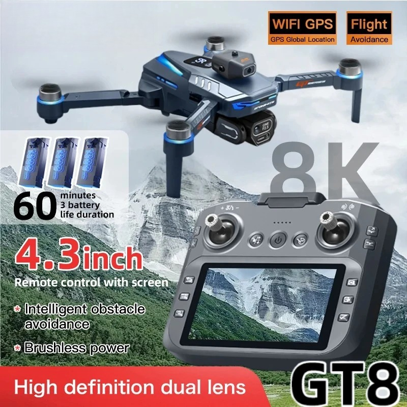 Jjrc Drone X12 - Oryginalny dron GT8 8K Profesjonalny z