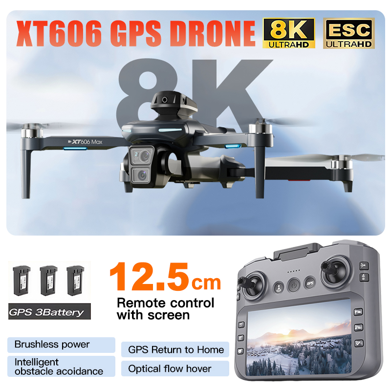 Dron XT606 MAX 3 z baterią, ka – Jjrc Drone X12 recenzja i cena